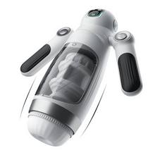 Load image into Gallery viewer, Doppelter Handgriff 13 Frequenz Vibration 7 Frequenz Einziehbare Masturbation Cups