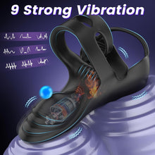 Load image into Gallery viewer, 360° Hoden Vollabdeckungsstimulator Penistrainer Cock Ring mit 9 Vibrations &amp; Heizmodi