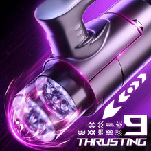 Load image into Gallery viewer, Elektrischer Masturbatoren Penis Trainer Blowjob mit 5 Teleskopmodi &amp; 5 Rotationsmodi