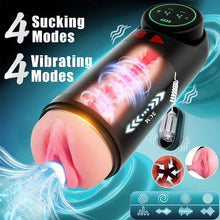 Load image into Gallery viewer, 3 IN 1 Automatischen Masturbator Stroker Blowjob mit 4 Saug und Vibrations und Stoßmodi