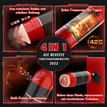 Load image into Gallery viewer, Tank 7 Stoßen Heizen Stimme Abnehmbarer 4 IN 1 Cup Masturbator