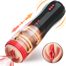 Load image into Gallery viewer, CLIMBER 4 IN 1 Erektion Cup Masturbator 5 Stoßen + 5 Saugen 10 Vibrie