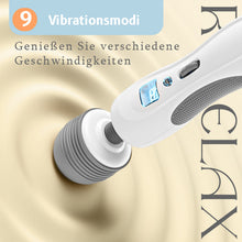 Load image into Gallery viewer, Tragbarer Zauberstab Leichtgewicht mit 8 Vibrationen 9 Geschwindigkeiten Biegsames Massagegerät
