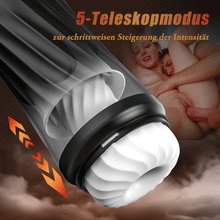 Load image into Gallery viewer, Rocket Cup Masturabtor 3 Rotierend 5 Vibrierend Dehnbar &amp; Heizen