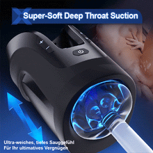 Load image into Gallery viewer, Leten- Thunder fleischiger teleskopischer vibrierender automatischer männlicher Masturbator Blowjob Stroker