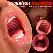 Load image into Gallery viewer, BRAUNE SCHÖNHEIT Tragbarer Masturbator Blowjob Taschenmuschi Masturbator