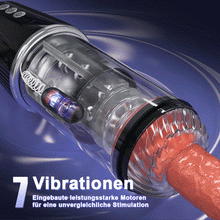 Load image into Gallery viewer, 5 Rotierend 5 Lutschend 7 Vibrierend Masturbation &amp; Training 2 IN 1