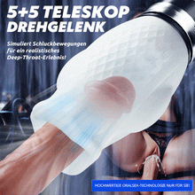 Load image into Gallery viewer, Tornado 3.0 - Dual Motor Oralsex Analoger Masturbator 7 Vibrationen 5 Retraktionen 5 Rotat