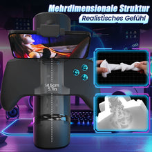 Load image into Gallery viewer, Turbo - Seekheart 10-Modus Explosiver Stoß-Stroker – Immersives Gamepad-Design mit Handyhalter