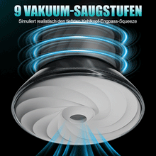 Load image into Gallery viewer, Bliss - 9 Saugmodi &amp; Kraftvolle Vibration 2,8x Breite Hülle Elektrischer Masturbator für Männer