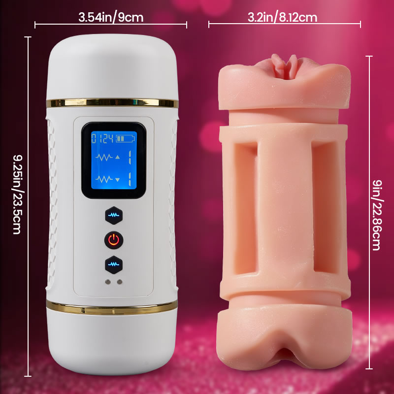 Throb - Dual-End Vibrator Ausdauer-Trainer Edging-Verzögerung & Endurance-Builder Masturbator für