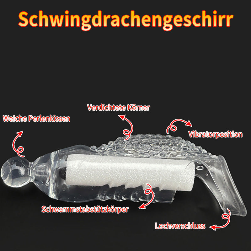 Vibrierende Penishülle mit Sperrring – Noppen & feste Spitze für gezielte Stimulation