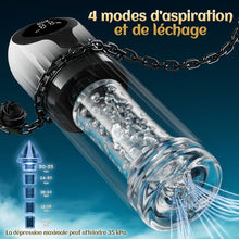 Load image into Gallery viewer, Vortex Male Stroker - 4 niveaux d’aspiration puissants, mode boost à un bouton, facile à nettoyer avec lubrifiant offert