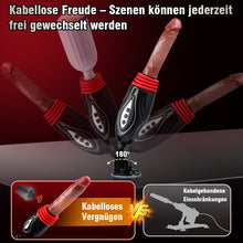 Load image into Gallery viewer, Stella - 2-in-1 stoßende beheizte Paar-Sexmaschine mit Fernbedienung