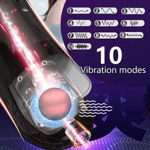 Load image into Gallery viewer, Elektrischer Penistrainer Stroker Blowjob Masturbatoren mit 10 Massagefunktion