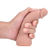 Load image into Gallery viewer, Doppeldildos – Silikon-Umschnalldildo mit abnehmbarer Steuerung und Vibration