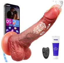 Load image into Gallery viewer, 3-in-1 APP-Steuerung Dildo Vibratorensets für Frauen, 7×7 Modi Stoß-Dildo mit Vibration &amp; Jetfunktion, Realistisches Design, USB-Aufladbar, Sex Spielzeug für die Frau &amp; Paare