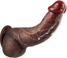 Load image into Gallery viewer, 6cm dicker Realistischer Dildo groß für G-Punkt-Stimulation mit spezieller Kurve 20cm Silikon dildos mit Starkem Saugnapf Penis Analdildo realistische dildos Sexspielzeug für Frauen und Männer