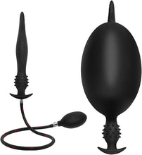 Load image into Gallery viewer, 26cm Superlang Aufblasbar Analplug mit Pumpe,Verstellbar Riesen Dildo Butt Plug,Analkugeln Anal Spreizer SM Sexspielzeug Extreme Paare Frauen Männer