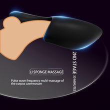 Load image into Gallery viewer, Männlicher Cup-Masturbator Penis Trainings Vibrator mit Zunge Lecken und 10 Vibrationsmodi zur Herren Masturbation Vergnügen Silikon Eichel Massagegerät Sexspielzeug für Männer
