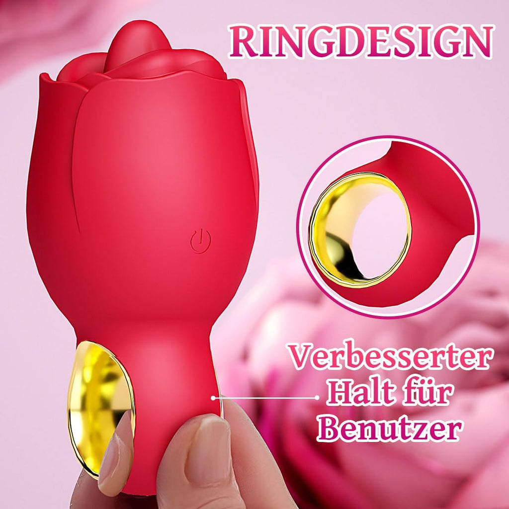 Vibrator für Frauen Sex Spielzeug für die Frau,Vibratorensets für Frauen Zunge Lecken Klistoris mit 8 Zungelecken Vibrationmodi Sexspielzeug Leise Stimulation G-punkt Sex Toys für Frauen