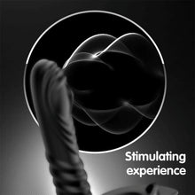 Load image into Gallery viewer, Doppelpenetration Anal Vibrator mit vibrierendem Cockring, Fernbedienung Doppelstimulation Anal Plug Penis Ring Sexspielzeug für Männer, Frauen und Paare