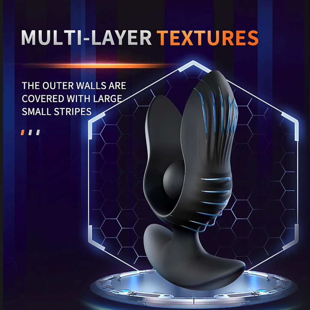 Aufblasbarer Analplug mit 10 Vibrationsmodi Vibrator Anal Dildo Riesige Butt Plug Anal Expansion Sex Spielzeug Männlichen Prostata-massagegerät anal vibrator