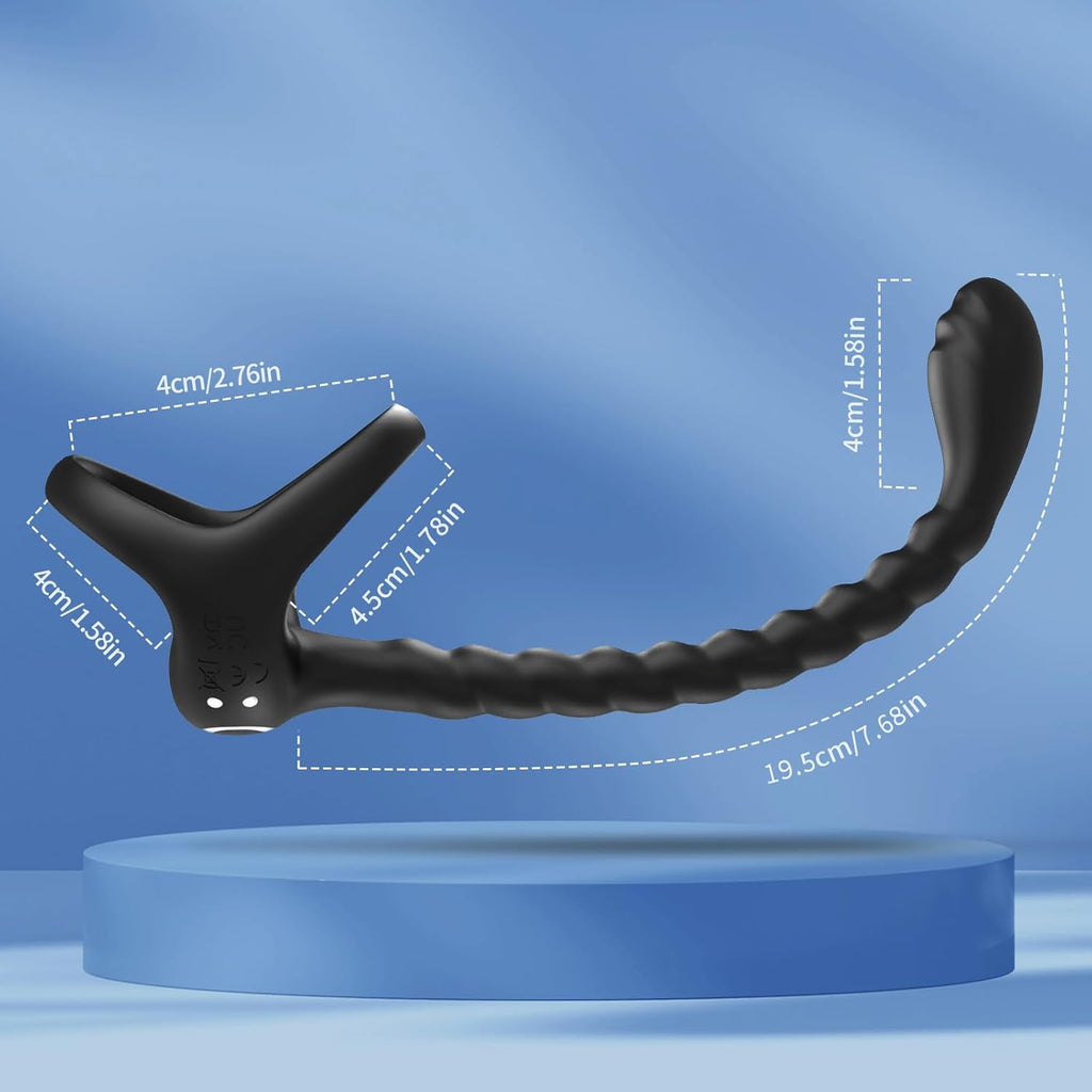 Prostata Stimulation Männer mit Penisring Vibratoren - Cockringe Analvibratoren für Mann mit Fernbedienung, 10 Vibrationsmodi Anal Vibratorstarb Vibration, Sex Spielzeug für Die Männer Paare Extrem
