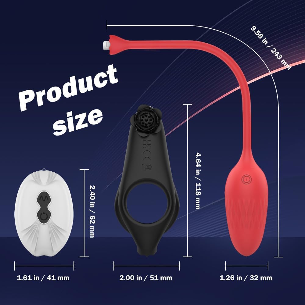Penisring Vibrator Sex Spielzeug 2 in 1 Abnehmbar G-Punkt Penisringe Vibrator mit 10 * 10 Vibrationsmodi Prostata Stimulation Analvibratoren Penis Ring Erotik Sextoysets für Paare extrem sex