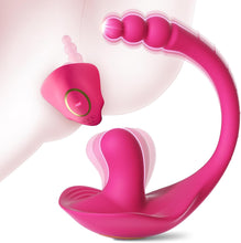 Load image into Gallery viewer, Vibration für Frauen Sex Spielzeug für die Frau Paare mit APP, 2in1 Vibrator G-Punkt Anal Klitoris Vibratorensets 10Modi, Leise Tragbarer Vibratoren Bdsms Sexspielzeug Extrem Sex Toyset für Woman Rosa