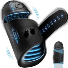 Load image into Gallery viewer, Silicone Electric Trainer Vibrator Adjustable Size with 10 Vibration Modes Male Glans Training Stimulator Masturbation Cup Adult Sex Toy for Men Couples