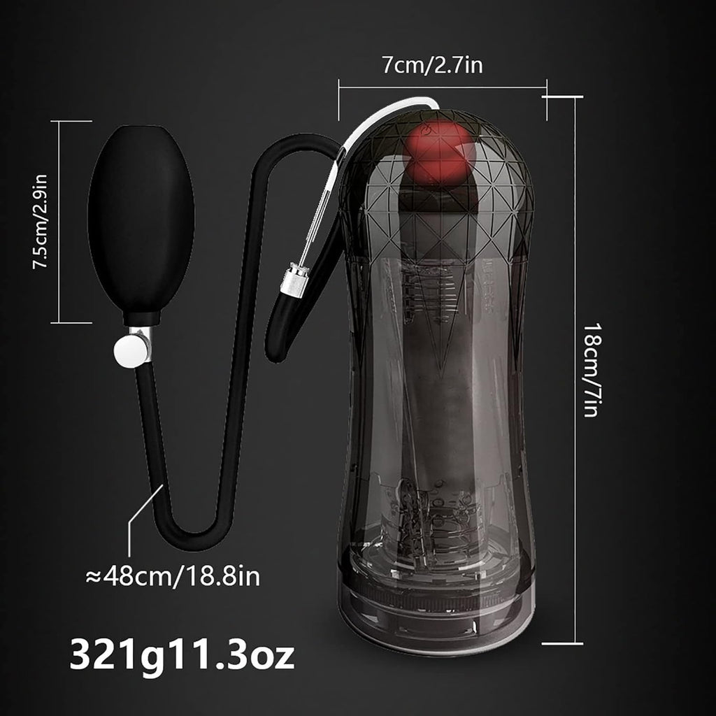 Elektrischer Penistrainer Stroker Blowjob Masturbatoren mit 10 Massagefunktion