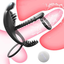 Load image into Gallery viewer, Penisring Vibrator für Männer enis Ring für Paare Extrem,7 Vibrationsmodi Cockring Penistrainer Sexspielzeug für Klitoris für längere Erektion Stimulation Penis Sex Toys penisring mit vibrator