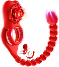 Load image into Gallery viewer, Analvibratoren für Mann Prostata Stimulation Männer mit Penisring Vibrationen Analplug für männer Sex Spielzeug für die Männer Anal Vibrator Anal dildo Anal Plug Buttplug für Paare Sexspielzeugs