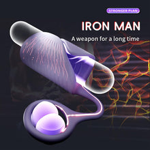 Load image into Gallery viewer, Elektrischer Masturbator Penistrainer Vibrator 10 Vibrationen Einstellbare Größe Automatische Masturbator Cup Penisring Masturbatoren Mann Männer Eichel Stimulator Silikon Sexspielzeug Männer