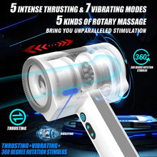 Load image into Gallery viewer, Elektrischer Masturbator Cup Handfrei mit 7 Vibrationsmodi und 5 Teleskop Rotationsmodi Waterproof Hands-Free Portable Masturbators Stroker Training Automatischer Elektrischer Masturbator