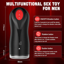 Load image into Gallery viewer, Electric Masturbator Cup,Masturbating for Men with 10 Vibrations,5Suction Modes, Masturbating for Men, Masturbating for Men Solo Pocket Pussy Masturbators, Trainer, Sex Toy for Couples