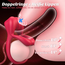 Load image into Gallery viewer, Penisring Penis Vibrator Sex Spielzeug für die Paare, Penies Ring für Sex Penisringe mit Klitoris Stimulator, Sexspielzeug für Paare Extrem Sex Dual Penis Ring, Erotisches Sex Toys Cockring für Männer
