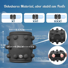 Load image into Gallery viewer, Penisring Vibrator Penishülle für Penis G-Punkt, Sex Spielzeug für die Paare Männer Frauen, 10 Vibrations Penis Ring Sleeve Cockring, Budoli Penismanschetten Sex Toys, Penisverlängerung Sexspielzeug