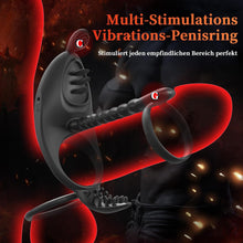 Load image into Gallery viewer, Penisring Vibrator für Männer enis Ring für Paare Extrem,7 Vibrationsmodi Cockring Penistrainer Sexspielzeug für Klitoris für längere Erektion Stimulation Penis Sex Toys penisring mit vibrator