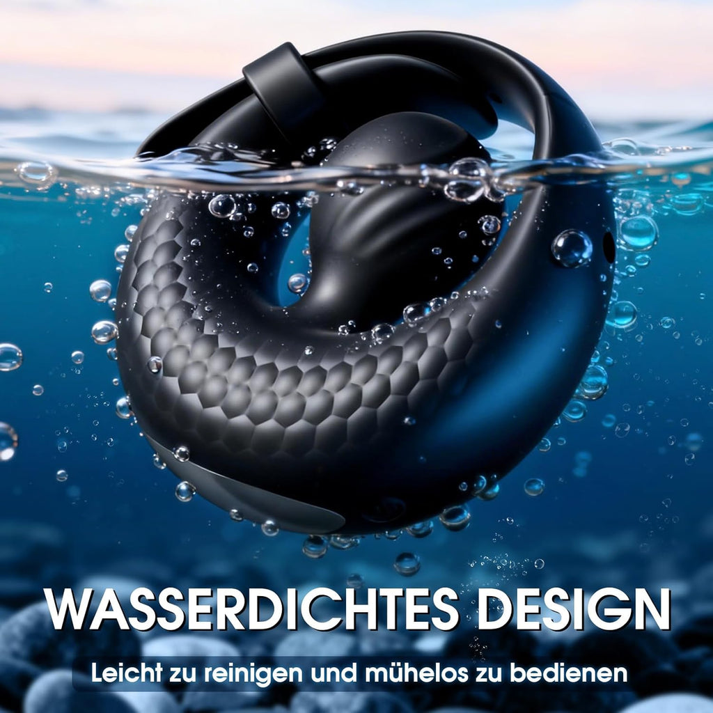 Verstellbarer Penisring Vibrator Sex Spielzeug für die Männer - Silikon Cockring Penis Ring Sex Toyset für Man Erektion mit 10 Vibrationsmodi, App Perlen-Hodenring Erotisches Sexspielzeug für Paare