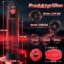 Load image into Gallery viewer, Elektrische Penispumpe – Sexspielzeug für Männer – Pumpen &amp; Vergrößerer, Masturbator für Männer mit 5 Saugstufen und 7 Vibrationsmodi, Penisvergrößerer für Männer zur Förderung der Erektion