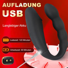 Load image into Gallery viewer, Doppeldildos Dildo Anal Vibrator Klitorisstimulator G-punkt Vagina Klitoris Anal Massage Drahtlose Steuerung Dildo Doppel Headed Vibratoren U-förmigen Sex spielzeug für Frauen Lesben Paar