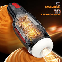 Load image into Gallery viewer, Masturbieren FüR MäNner - Masturbatoren FüR Die MäNner Mit 5 Saugmodus Und 10 Vibrationsmodi, Taschenmuschi FüR Die MäNner 3d Realistische Vagina Heizung