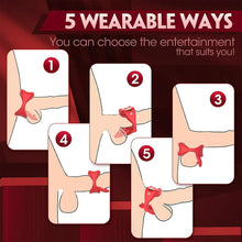 Load image into Gallery viewer, NEU Zunge Lecken Penisring Vibrator mit APP Fernbedienung und Hoden Stimulation, Silikon Cockring Penis Vibrator mit 10 Vibrationsmodi Sex Spielzeug für die Männer Paare Extrem Rot