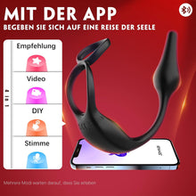Load image into Gallery viewer, Sex Spielzeug für die Paare 7 Vibrationsmodi Cockring Massagegerät Sex Toy