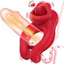 Load image into Gallery viewer, Penisring Vibrator, Sexspielzeug für die Paare Extrem Penis Vibrator 10 G-Punkt Vibrationsmodi and 10 Zungenlecken Klitoris Stimulator Cock Ring Sex Spielzeug für die Männer Frauen