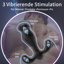 Load image into Gallery viewer, Prostata Stimulation Männer, Vibratorensets für Männer, Analvibratoren Plug für Den Mann, Prostata Analplug Vibration Männer, Analvibratoren Sex Spielzeug für die männer