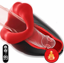 Load image into Gallery viewer, Masturbieren für Männer Vibratorensets Masturbator, 9x9 Klopfen-Lecken-Vibration Sex Spielzeug für die Männer Taschenmuschi Penis Vibrator Eichel Sexspielzeug Solo Masturbatoren