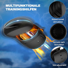 Load image into Gallery viewer, Elektrische Eichelvibrator,Penis-Vibrator mit einstellbarer Größe,10 Vibrationsmodi Neuer Masturbatoren,Elektrische Masturbatoren Penis Trainer, Männer Eichel Stimulator Silikon Sexspielzeug